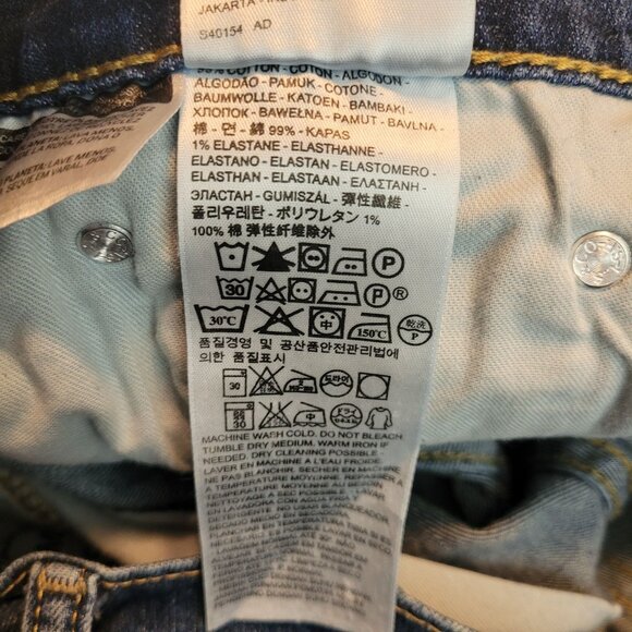 Levi's Jeans Size 33x30 Measures 33x29 Relaxed Straight 559 Medium Dark Wash - Picture 5 of 11